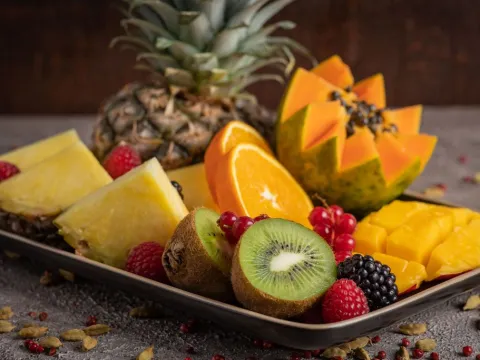 Fruta da estação.